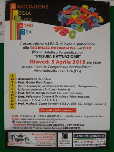 Giornata Informativa sul Piano Didattico Personalizzato